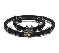 BESTonZON Aquarium Round Air Bubble Diffuser Stainless Steel Air Panel for Fish Tanks and Ponds Whisper Quiet Uniform Aeration with Even Bubble Diffusion Easy Setup Oxygen Bubbler Compatible