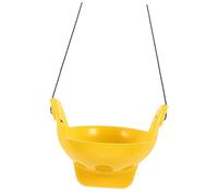BESTonZON Aquatic Frog Habitat Terrarium Platform for Toads and Tadpoles Yellow Decorative Reptile Resting Place Suitable for Small Aquatic Animals