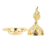 BESTonZON Arabian Vintage Metal Incense Cone Burner Break Resistant Design for Meditation and Cozy Store Atmosphere