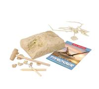 BESTonZON Archaeological Education Dinosaur Digging Kit for Intellectual Development, DIY Pterosaur Excavation Playset, Beige Archaeology Simulation Digging Plaything for