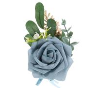 BESTonZON Artificial Flower Corsage with Decorative Effect Made of Cloth and Plastic Classic Artificial Rose Design for Wedding and Dance Clothing Accessory