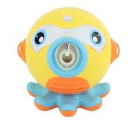 BESTonZON Automatic Cartoon Octopus Bubble Machine with Light and Music Portable Bubble Maker for Outdoor Play Safe Rounded Design with Strap for Boys and Gift