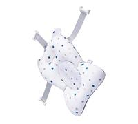 BESTonZON Baby Bath Support Cushion Plastic Bathtub Cushion with Adjustable Tilt Angle and Soft Foam Padding, White for Comfortable Bath Times for Toddlers and Newborns