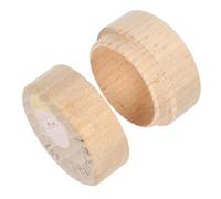 BESTonZON Baby First Hair Keepsake Box Haircut Storage Kit Memory Keepsake Wooden Box Cute Shape Adorable Design Gift for Baby Boys and Girls Home Decor