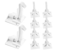 BESTonZON Baby Safety Locks Strong Adhesion for Cabinets and Drawers 12pcs No Drilling Needed Invisible Childproof Cabinet Locks and Multifunctional Use, Easy to Install for Babies