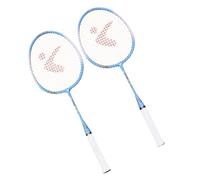 BESTonZON Badminton Racket Set Aluminium Alloy Lightweight Cartoon Pattern Outdoor Sports Training Tool for Boys and Easy to Carry and Safe Design with No Sharp Edges Random Random Color