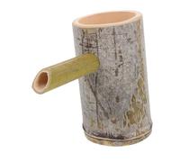 BESTonZON Bamboo Fountain Spout Relaxing Water Fountain for Decor Multi Functional Bamboo Water Feature for and Aquarium High