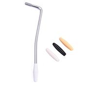 BESTonZON Bar Tension Arm Guitar Thread Tips Tremolo 3 6mm Whammy Silver Metal with Tremolo Effects Adjust String for Replacement Electric Guitar Instrument