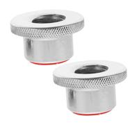 BESTonZON Barbell Self Locking Nut for Dumbbell Bars Durable Cast Iron Construction Easy Installation and Removal Compatible with Home Gym Barbells and Weightlifting Bars