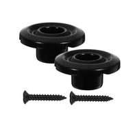BESTonZON Bass Guitar String Retainers with Metal 2pcs Black for Essential Musical Instrument Accessories Stylish Design, Easy to Use and Excellent Longevity Bass Players