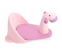 BESTonZON Bath Seat for Boy Girl Safe Non- Tub Chair Backrest Support Fun Horse Design for Months for Parent-boy Girl Bath Fits Bathtubs
