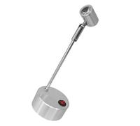 BESTonZON Battery Operated Led Indoor Spotlight Adjustable Accent Light for Display Cabinets, Wall Mounted Counter Light Suitable for Art and Jewelry in Home Interiors Random Color