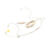 BESTonZON Beige Single Earset Microphone Wired Headset with Detachable Cable Featuring Sound Quality and Versatile Compatibility for Speaking Engagements and Presentations