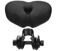 BESTonZON Bicycle Seat Replacement Wide Foam Saddle Pu Irregular Bikes Cushion For Men Women Soft Saddle For Mountain Road Folding Bikes Outdoor Cycling