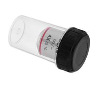 BESTonZON Biological Microscope Objective Lens Optical Microscope Objective 4x Magnification Lens for Microscopy for Biological Microscopy Silver