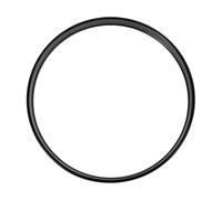 BESTonZON Black 16 Inch Drum Hoop for Snare and Bass Drums Modern Spray Finish Easy Install Percussion Instrument Spare Parts and Hardware