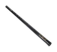 BESTonZON Black Bamboo Flute for Adults and Beginners Traditional Chinese Transverse Flute with Precise Tone and Smooth Finish Engraved Characters and Delicate Tassels for Music Practice