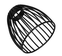BESTonZON Black Metal Bird Cage Lampshade 3.23 Inch Drum Lamp Shade for Table Floor and Ceiling Lamps Indoor Lighting Replacement