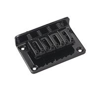 BESTonZON Black Piano Bridge for String Bass Guitar Bridge Vintage Style Screws and Wrench