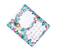 BESTonZON Blanket with Delicate Texture Flannel for Baby Photography Monthly Milestone Soft Newborn Backdrop Prop Multi-purpose Use and Nursing Cover for Stroller