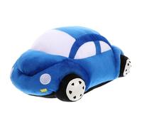 BESTonZON Blue Cartoon Car Plush Pillow Soft Stuffed for Adults Cozy Travel Cushion Creative Gift for Boys Portable Comfortable Doll for Party and Home Use