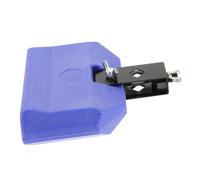 BESTonZON Blue Latin Percussion Cow Bell Drum Accessory for Percussion Instruments Sturdy Plastic Secure Mounting for Music Education and Sporting Events