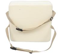 BESTonZON Booster Seat Cushion for Kitchen Chair with Height Increase Breathable Honeycomb Mesh Adjustable Strap Soft Chair Pad for Dining Table Comfort and Temperature Regulation