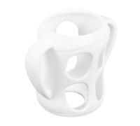BESTonZON Bottle Handle Nursing Bottle Silicone Sleeve Holder Comfortable to Hold for Developing Independent Drinking Skills