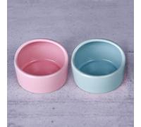 BESTonZON Bowls Feeding 5pcs Food Anti-bite and Ceramic Hamster Compact Green for Fresh Random Color Pet Small Animals Suitable for Small Pet Homes
