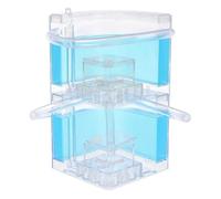 BESTonZON Box Ant Castle Ant Breeding Supplies Ant Living Space Multi-layer Ant Nest Ant Holder Ant Climbing Farm Terrarium Kit for Adult Science Experiment Present Ant Case Plastic Blue