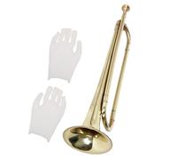 BESTonZON Boy Girl Trumpet Toy Creative Musical Instrument for Boy Girl Preschool Wind Instrument for Boys and Girls for Learning and Home Decoration Includes Youth Trumpet and Gloves
