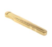 BESTonZON Brass Paperweight Heavy Duty Chinese Calligraphy Flat Paper Weight for Painting and Writing Vintage Inspired Desk Accessory for Office Decoration and Artistic Practice Elegant and