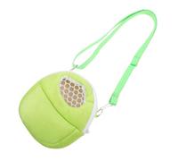 BESTonZON Breathable Mesh Hamster Shoulder Strap Portable Carrier for Small Pets Like Dwarf Hamsters Squirrels and Chinchillas Convenient and Comfortable Design for Outings