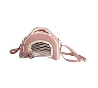 BESTonZON Breathable Small Pet Carrier Bag for Hamsters Sugar Gliders Rats Plush Lined Outdoor Travel Pouch for Year-round Comfort and Ventilated Portable Shoulder Bag