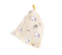 BESTonZON Breathable Small Pet Travel Carrier Bag for Sugar Gliders Hamsters Ferrets - Yellow Warmth-holding Portable Handheld Outdoor Carrier Pouch 5.74x2.55x2.55in