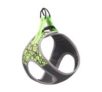 BESTonZON Breathable Vest Type Dog Harness Lightweight Chest Straps Reflective Cooling Pet Harness for Comfortable Outdoor Walking and Training and Easy to Clean Light Green