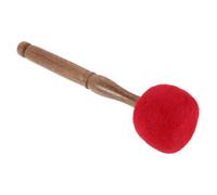 BESTonZON Buddha Singing Bowl Accessories Rawhide Mallet Stick Bowl Handle for Meditation