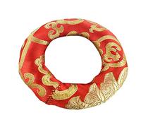 BESTonZON Buddhism Singing Bowl Pad 18cm Diameter Cotton Cloth Cushion Fine Workmanship Beautiful Design Practical Fix for Singing Bowls Nepal Handmade Meditation Music Accessories Random Random Color