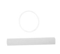 BESTonZON Buddhist Singing Bowl Mallet Set Sheepskin Striker and White Ring, Portable Tibetan Sound Bowl Stick for Meditation Yoga and Mindfulness Relaxation