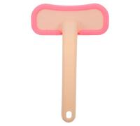 BESTonZON Bunny Grooming Brush: Grooming Tool For Dogs & Cats - Soft Silicone De-Shedding Bath & Massage Comb For Rabbits, Guinea Pigs, Small Pets Pink