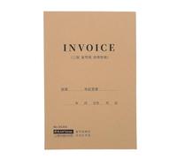 BESTonZON Business Invoice Receipt Book 2-Part English Order Pads with 100 Pages, Duplicate Copy Receipt Forms for Small Business Tax Invoices and Purchase Order Tracking