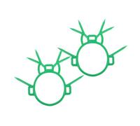 BESTonZON Calf Weaning Nose Rings 2pcs Plastic Cattle Nose Ring Farm Animal Husbandry Tool for Calves Prevent Sucking Sturdy Livestock Equipment for Cow and Bull Farms