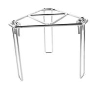 BESTonZON Campfire Cooking Tripod Stand Reinforced Durable Portable Grill Pot Holder for Outdoor Camping Picnics Boiling and Grilling Easy Assembly Compact Travel Friendly Design
