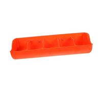 BESTonZON Capacity Wall Mounted Pig Feeder with Compartments Rustproof Pig Feeding Trough for Farm Livestock Convenient Multi Slot Food Holder Easy Installation Pet Supply