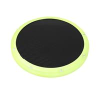 BESTonZON Carbon Fiber Drum Pad with Metronome Professional Dumb Drum Practice Mat for Drummers Use Yellow Training Pad for Skill Development