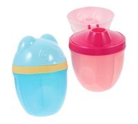 BESTonZON Cartoon Milk Powder Container for Babies Large Capacity 3-Tier Sealed Snack Storage Box PP Material for Travel and Outdoor Use