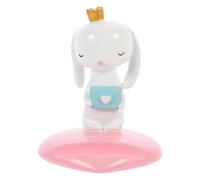 BESTonZON Cartoon Phone Stand White Rabbit Poly Resin Holder for Reading | Creative Ornament Style, Hands Free Support, Universal Fit for Mobile Device, Viewing Photos