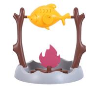 BESTonZON Cat Puzzle Treat Dispenser, Grilled Fish Spinning Toy, Cat Interactive Puzzle Feeder, Pet Treat Dispenser for Indoor, Boosts Intelligence and Exercise