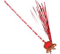 BESTonZON Cat Teaser Stick Adorable Christmas Reindeer Toy Interactive Teasing Plaything for Cats Engaging and Safe for -term Use for Holiday Fun