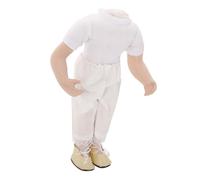 BESTonZON Ceramic Doll Body Part DIY Doll Accessory for Craft Making Cloth Material Lightweight Compact Design for Interaction and Imaginative Learning